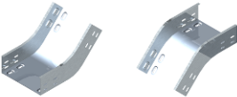 ������ ��������,   �����������,  90� , �������� ������ (�������) 45� CABLE TRAYS PROFILODOMI